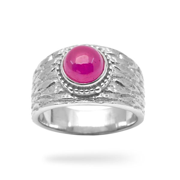 Bague rubis argent Jane